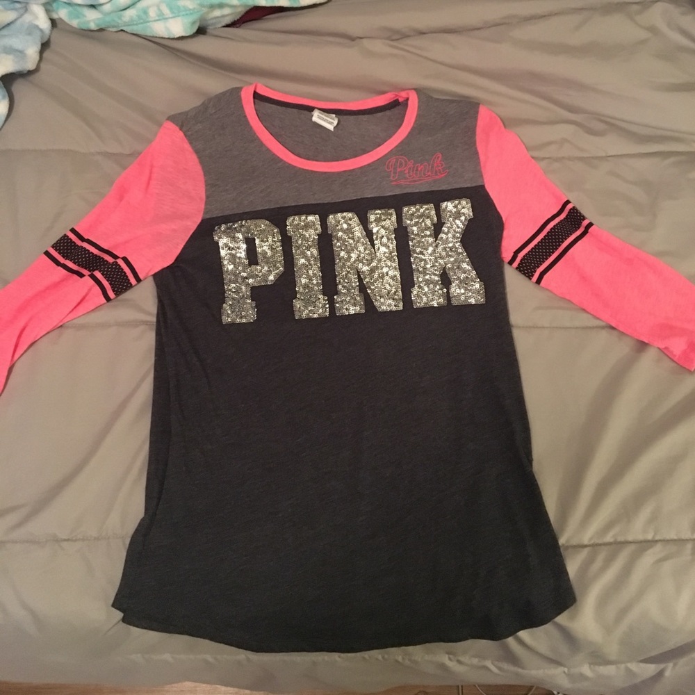 PINK quarter sleeve shirt