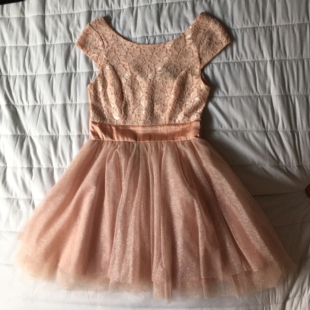 Pink tool skirt dress