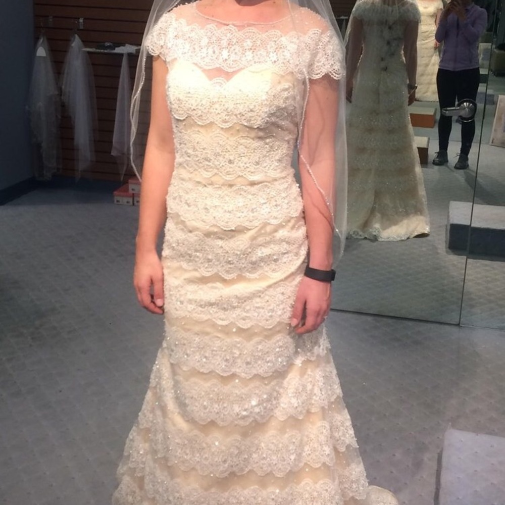 Gorgeous, never worn sample wedding gown