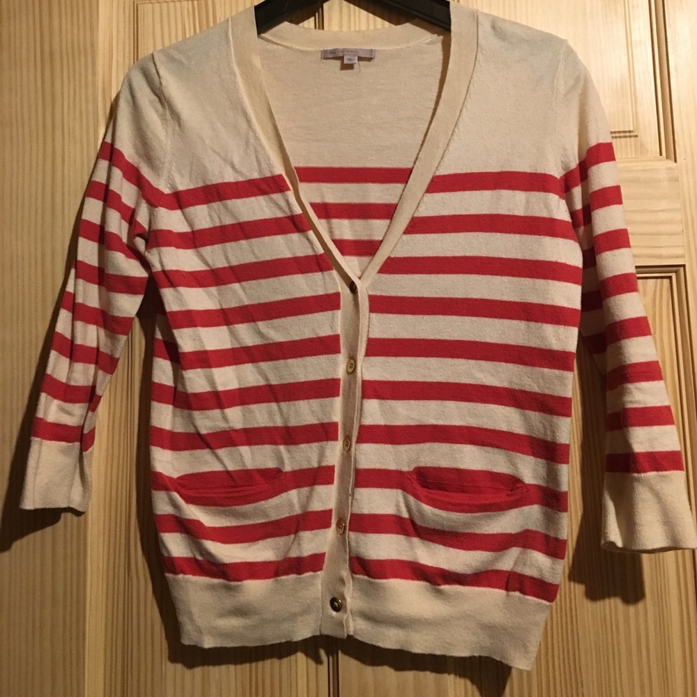 GAP striped cardigan