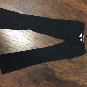 Black chinos
