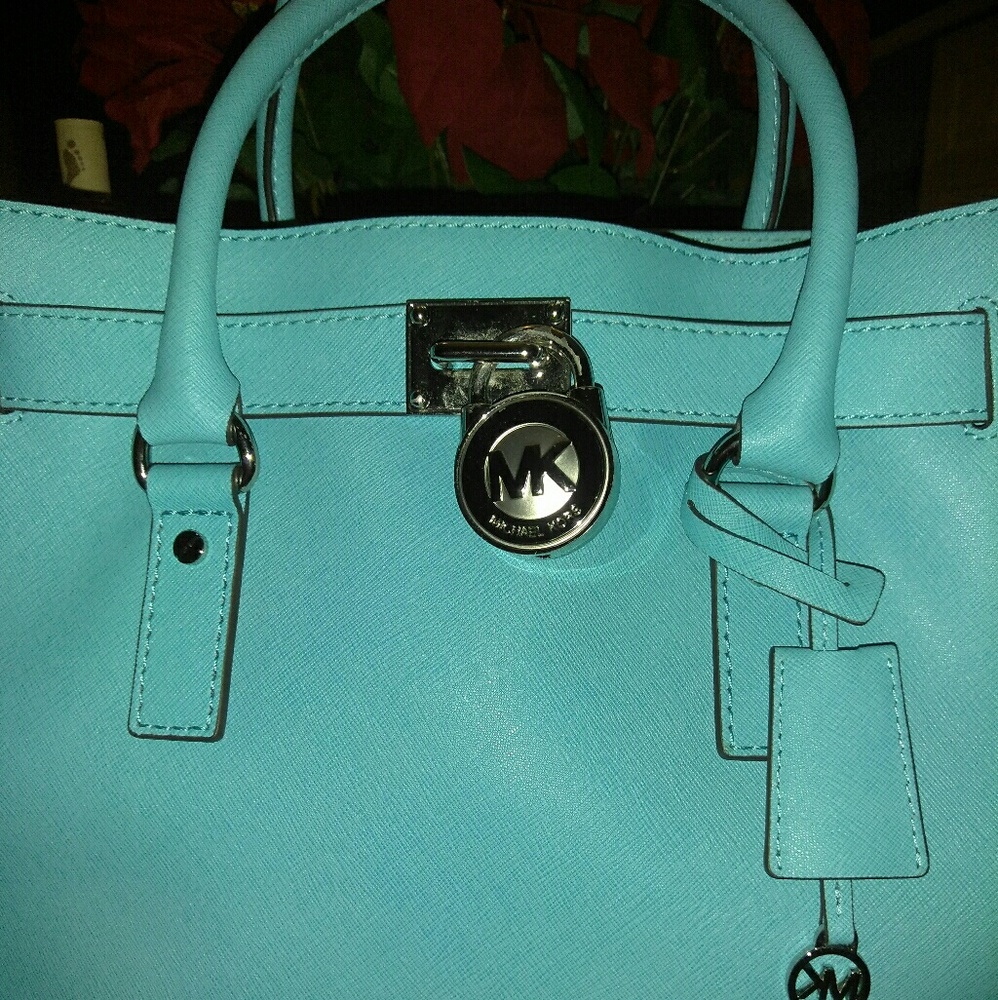 Large MK baby blue hamilton