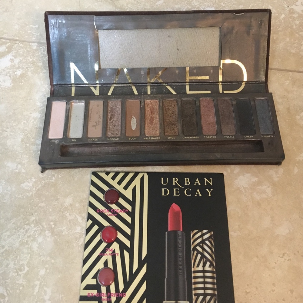 Urban Decay Naked eyeshadow palette & lipstick 💄 - Picture 2 of 7