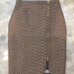 JCrew multicolor pencil skirt