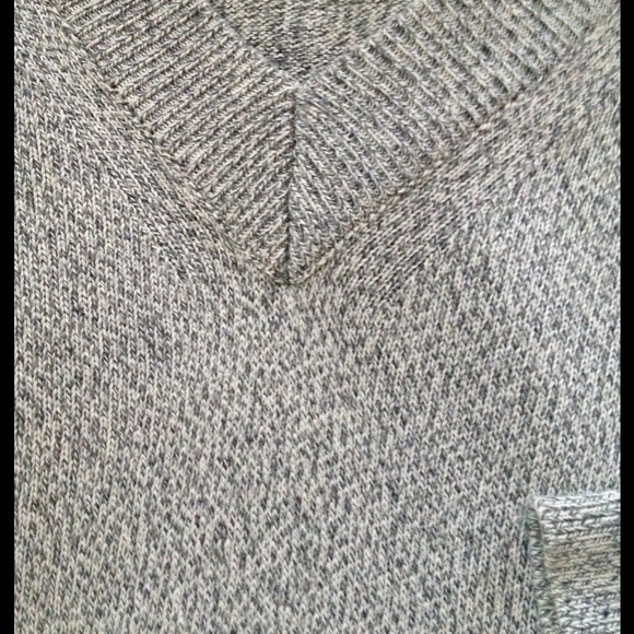 Italian COTTON BLEND V-NECK SWEATER SZ XL - Picture 3 of 5