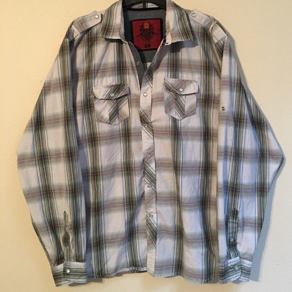 Men's Button-Up Shirt - Picture 1 of 4