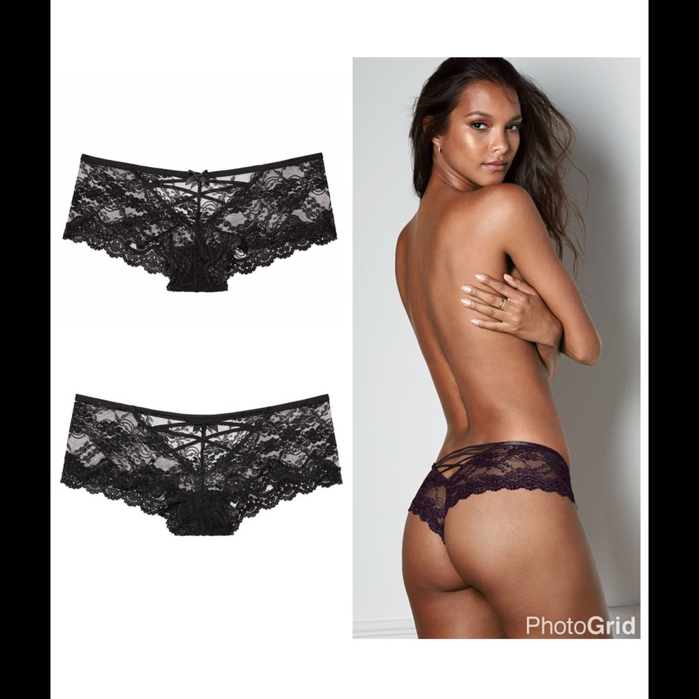 ❤Victoria's Secret Lace Strappy Cheeky Panty❤