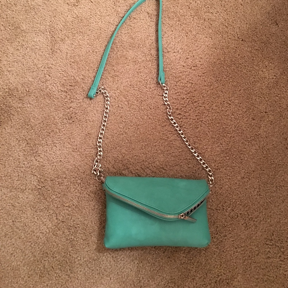Aqua Charming Charlie's purse