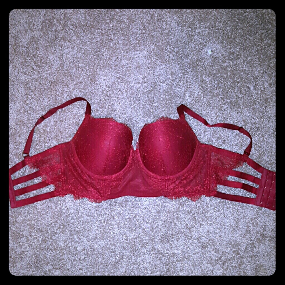 Perfect for festivals super sexy red bra