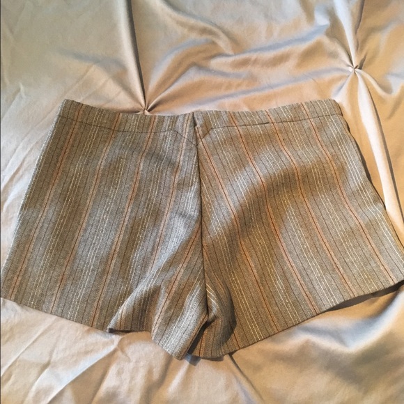 Gray pinstriped shorts - Picture 2 of 4