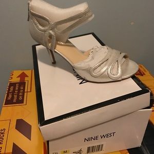 Silver shoes