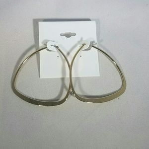 Gold Hoops NWOT