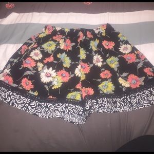 Floral Polyester Shorts!