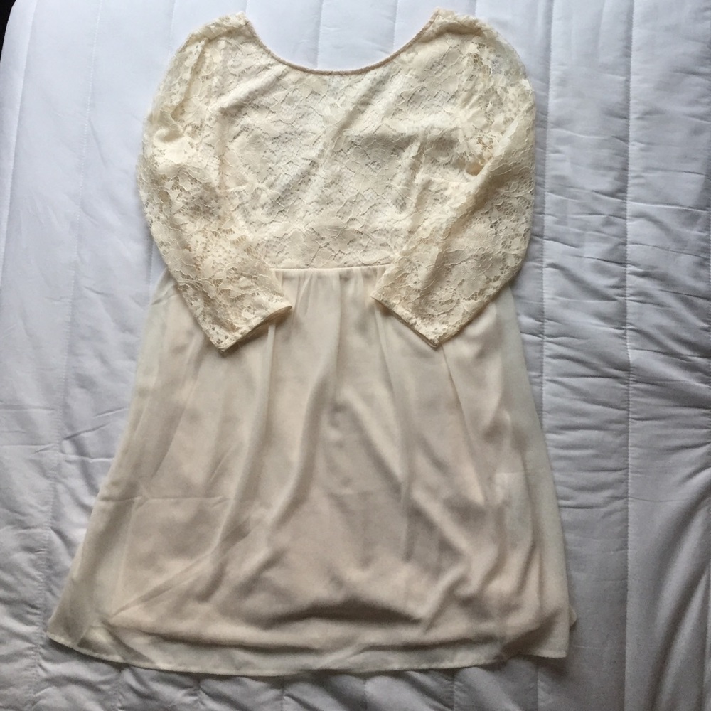 Forever 21 white lace dress