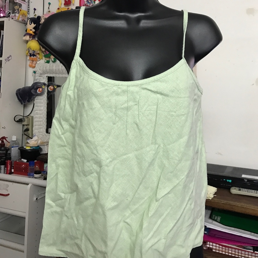 Green Spaghetti Strap