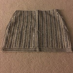 Zara  fully beaded skirt
