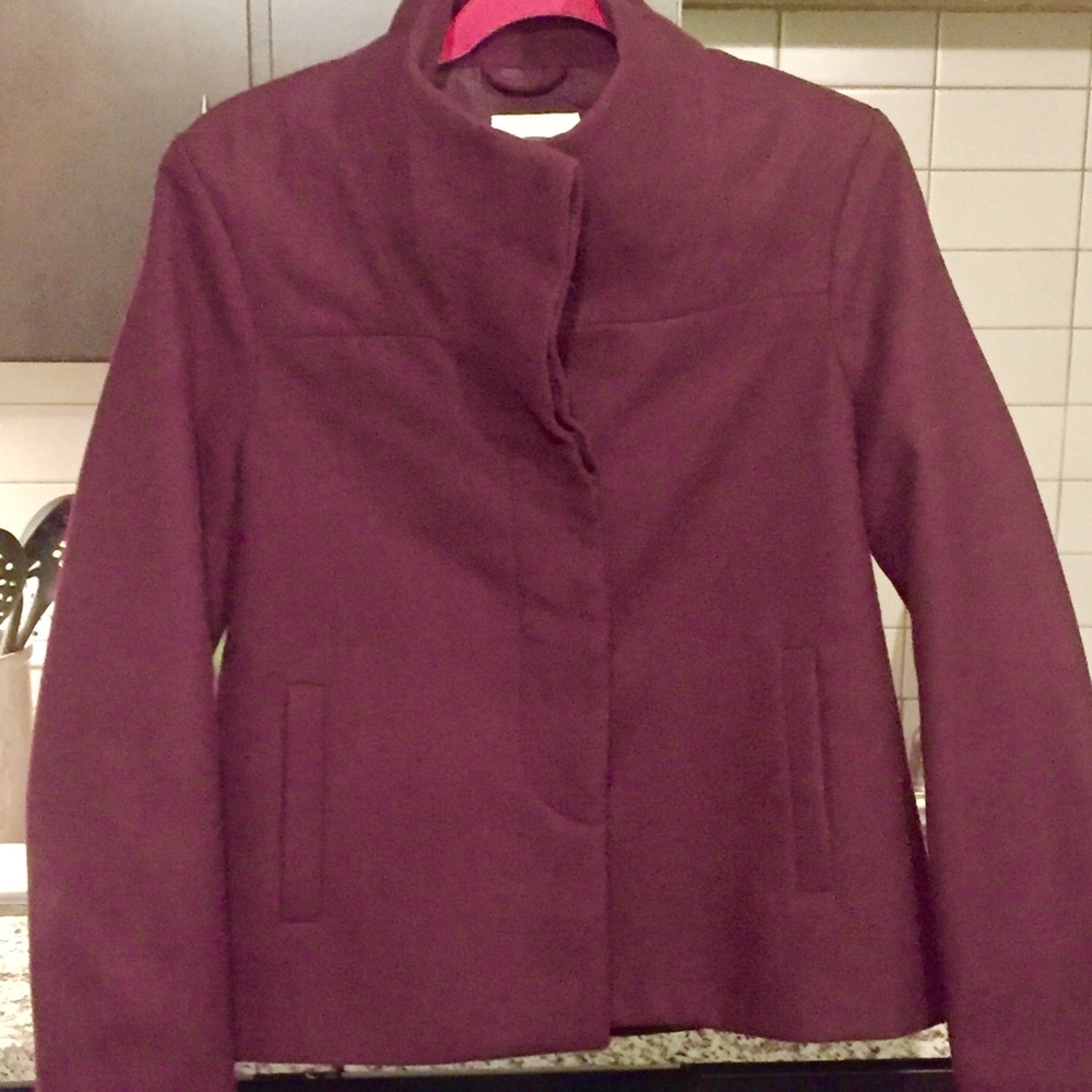 Old Navy Funnel Neck Peacoat, Size M
