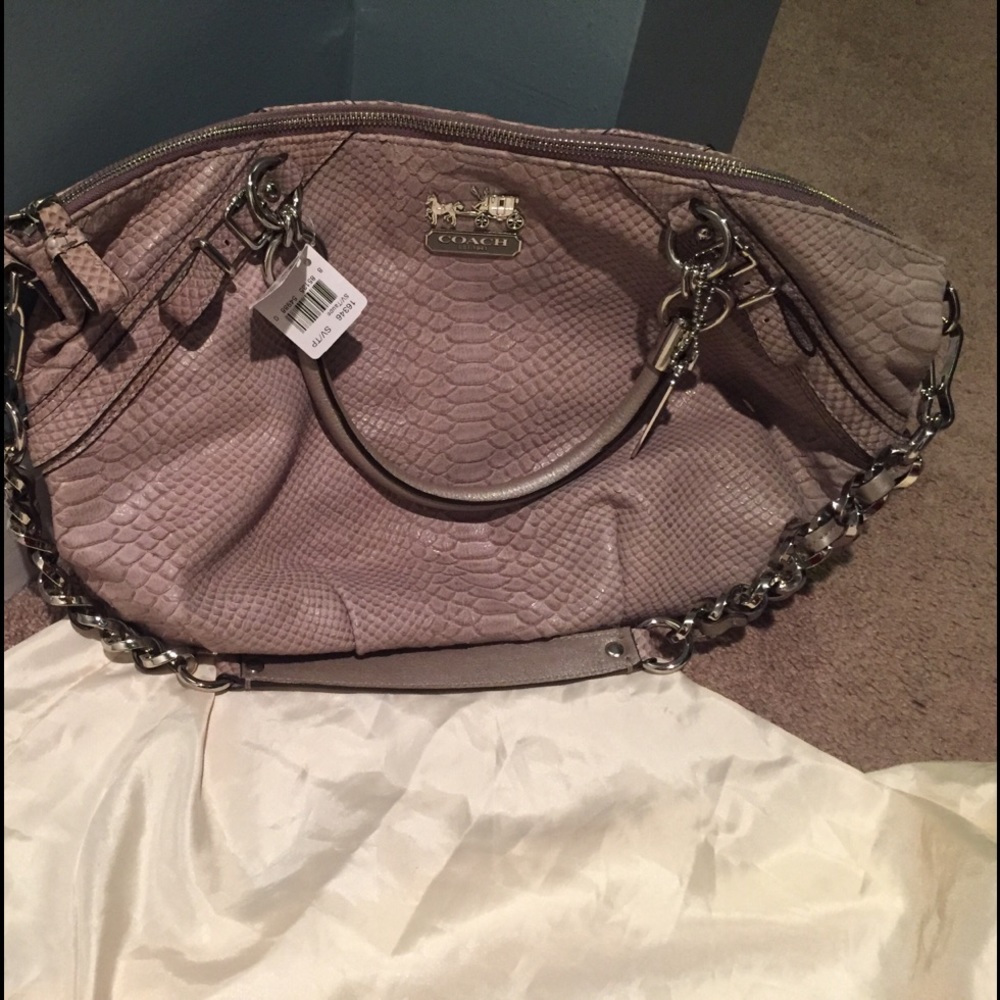 Coach Madison Embossed Python Sophia L-16346