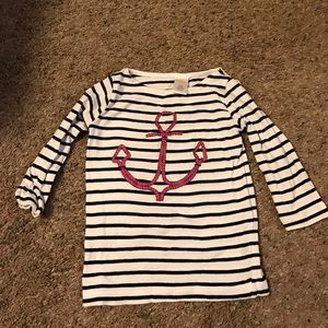 Girls Gymboree 3/4 sleeve striped shirt