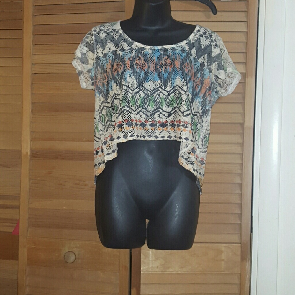 Coachella boho tribal crop top nordstrom