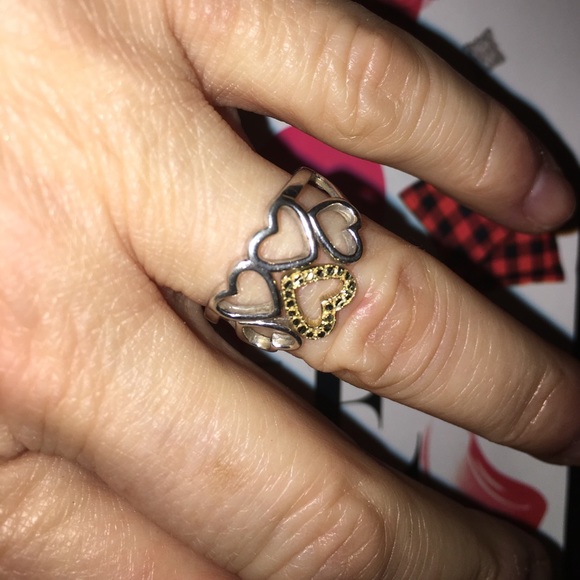 Sterling Silver Heart Ring - Picture 2 of 2