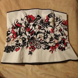 White House Black Market Bustier Top