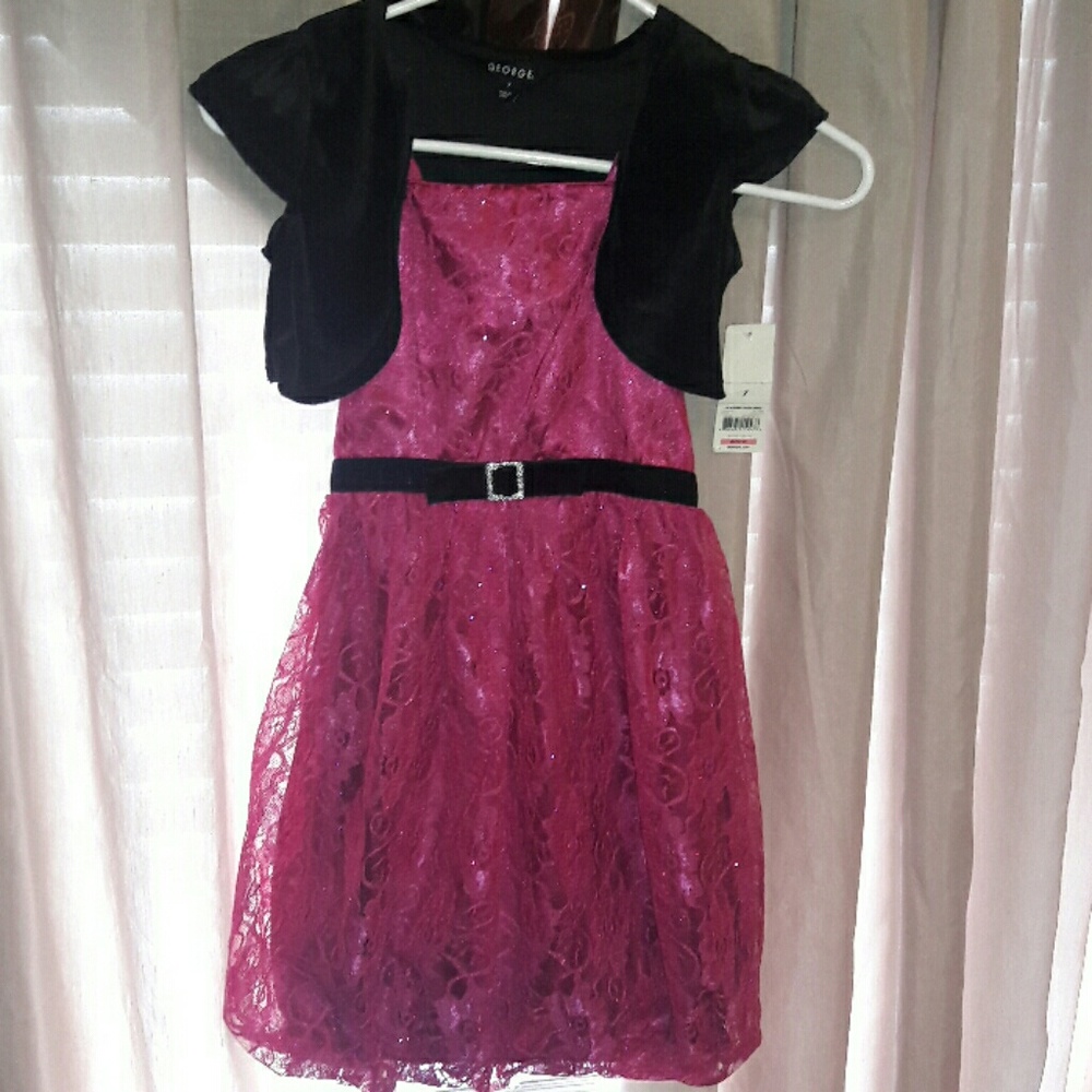 Girls pink dress
