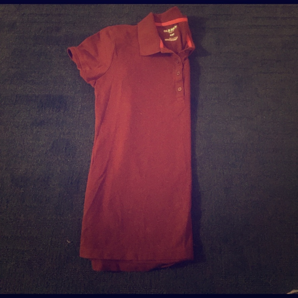 👑Maroon Size M Old Navy polo