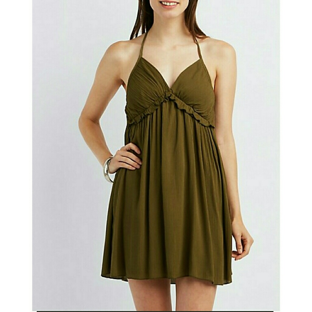 🎉NEW LISTING🎉Ruffle T-Back Baby Doll Dress sizeM