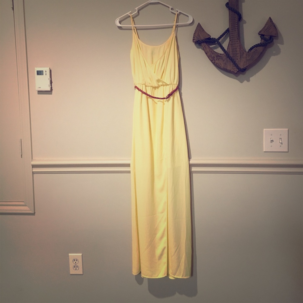 GUESS spaghetti strap maxi