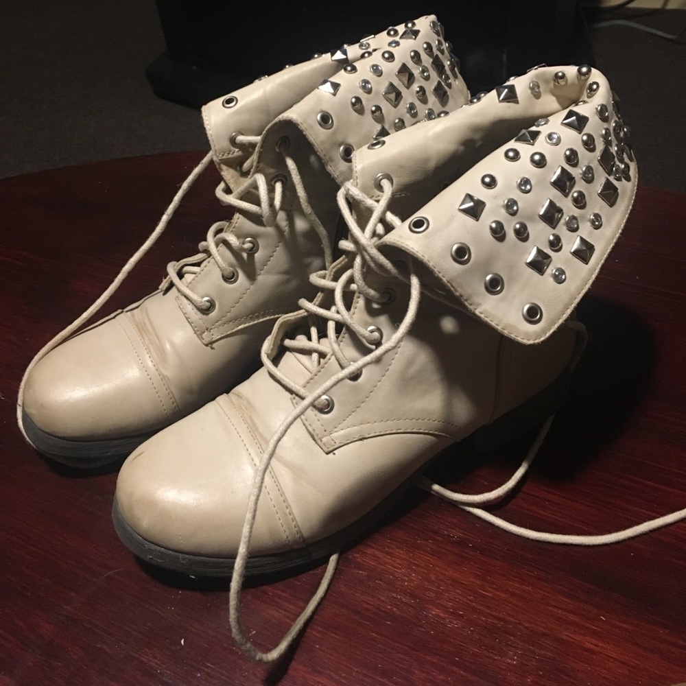 Pink n Pepper Combat Boots