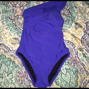 Royal Blue One Piece Swimming Suit