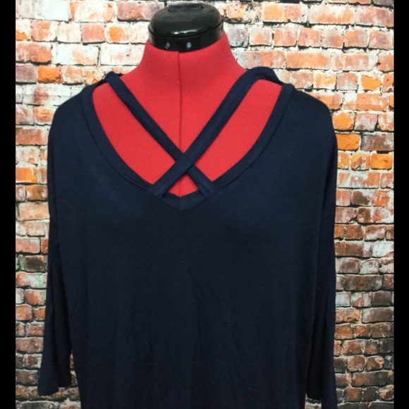 Strappy Hi-Low Tunic-M/L- pick your Color. - Picture 3 of 8