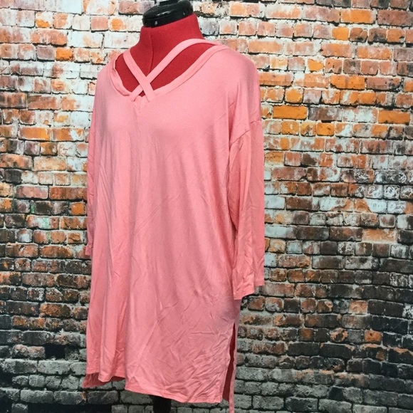 Strappy Hi-Low Tunic-M/L- pick your Color. - Picture 6 of 8