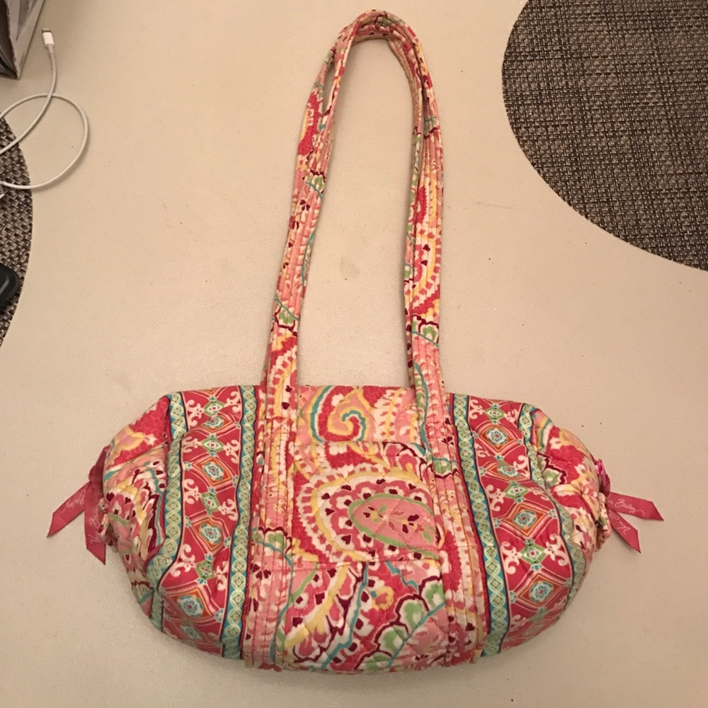 Vera Bradley Capri melon handbag satchel