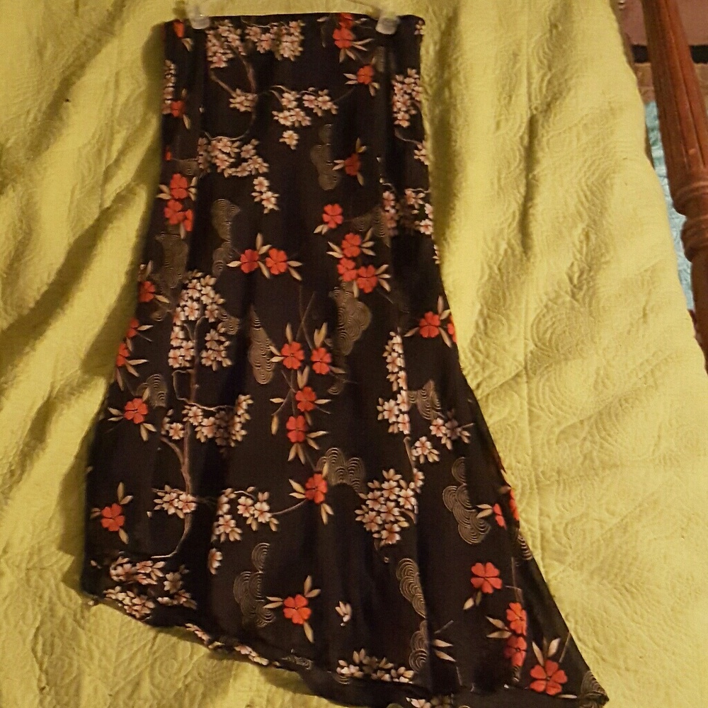 Long flowy skirt