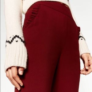 Zara high waisted trousers