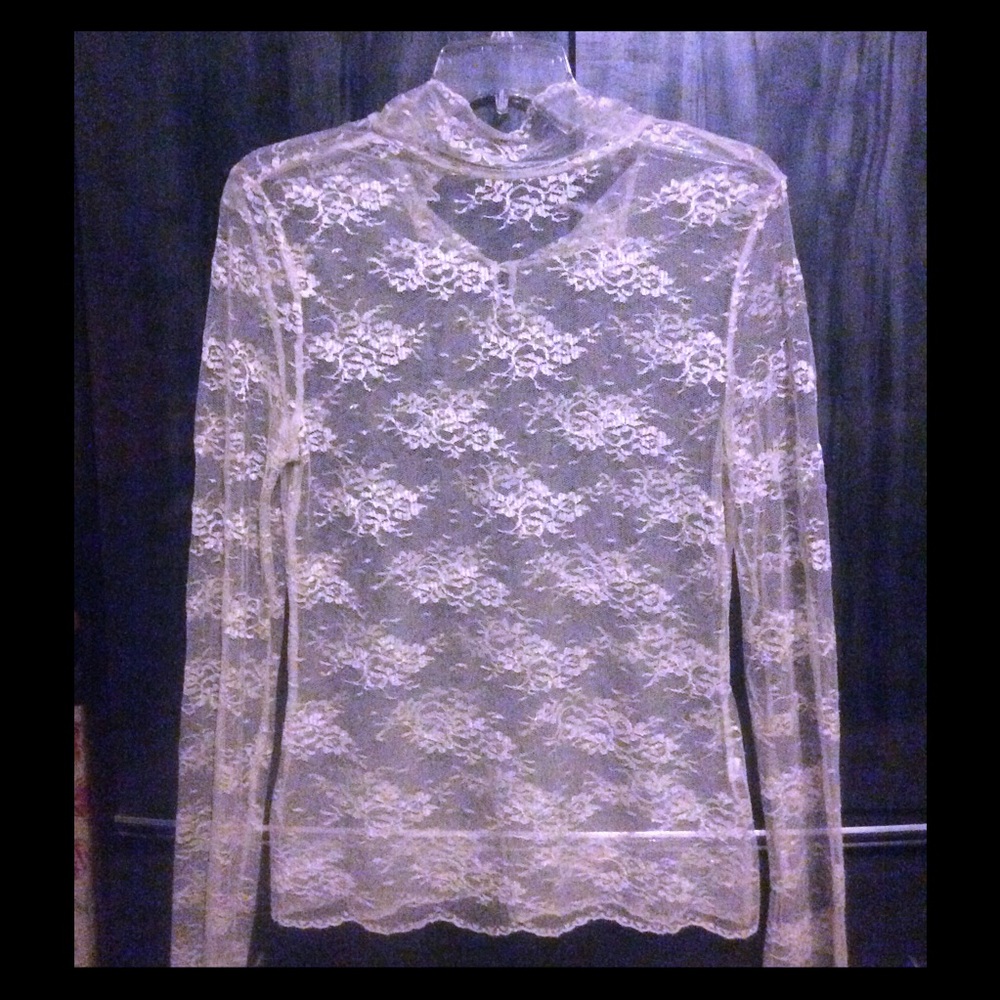 The Limited see through dress shirt