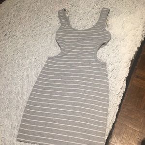 Mini cut out dress