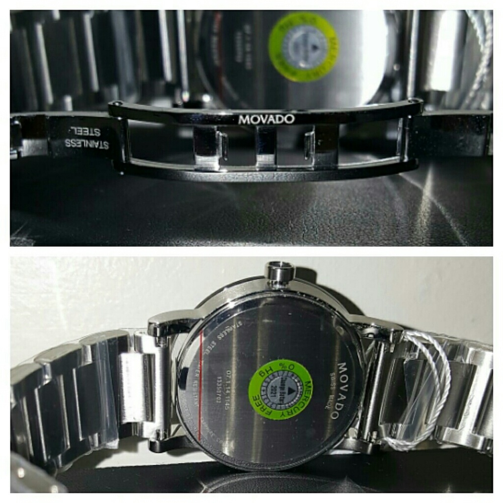 (HOT PICK) NWT Movado Men's Stainless steel watch - Picture 2 of 6