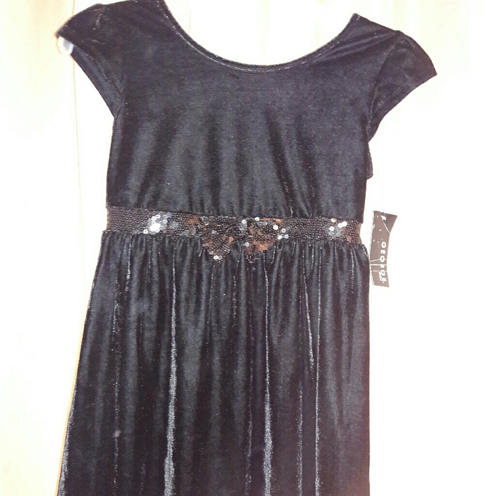 Girls black dress