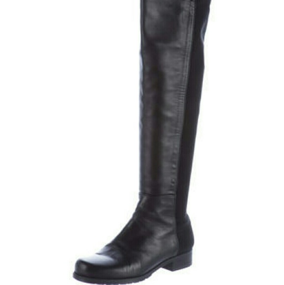 Black leather Stuart Weitzman 5050 - Picture 1 of 7