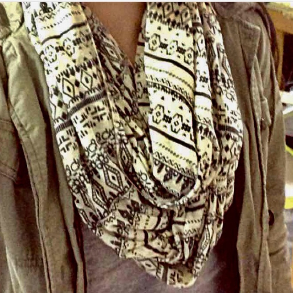 Tribal infinity scarf