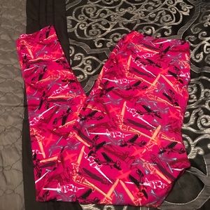 TC Lularoe Airplane Leggings🦄