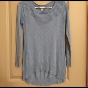 Light blue tunic sweater