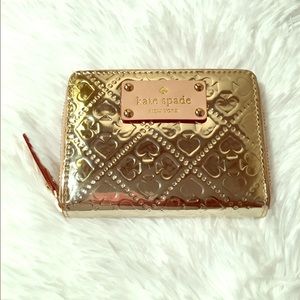NWOT Kate Spade Gold ♠️ wallet.