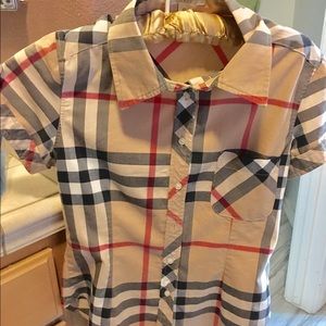 Pre own Burberry Kids blouse.