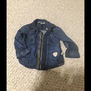 Denim Button Down Shirt