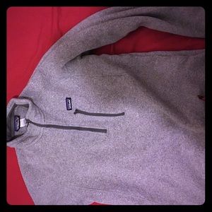 Grey Patagonia quarter zip