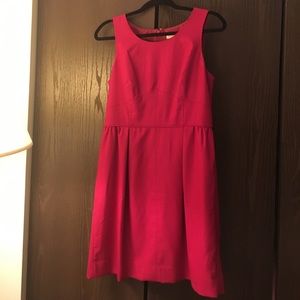 Dark pink/ red jcrew business dress